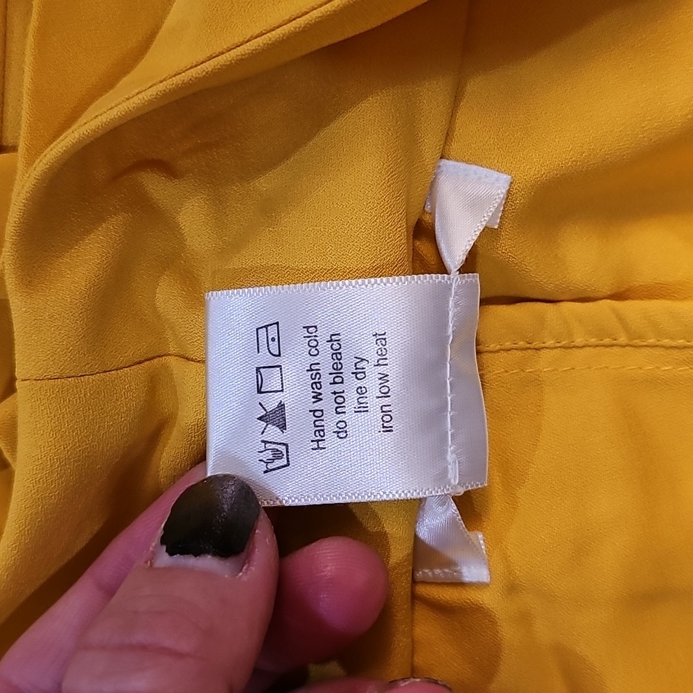 Masseys - Vibrant sunflower Yellow Drape duster jacket womens size 4X - Picture 8 of 8